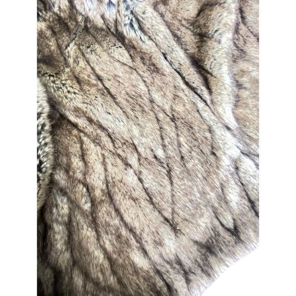 Y2K ABERCROMBIE & FITCH OPEN VEST FAUX FUR SZ SMALL GRUNGE MOBWIFE AESTHETIC - Picture 13 of 16